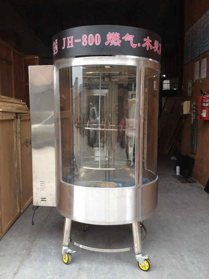 燃?xì)?、木炭?jī)捎眯D(zhuǎn)烤爐